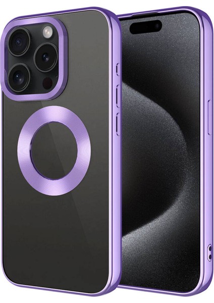 iPhone 15 Pro Max Kılıf Kamera Korumalı Logo Gösteren Omega Kapak