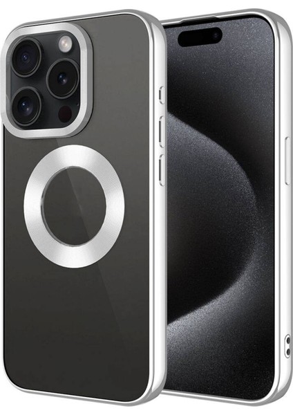iPhone 15 Pro Max Kılıf Kamera Korumalı Logo Gösteren Omega Kapak