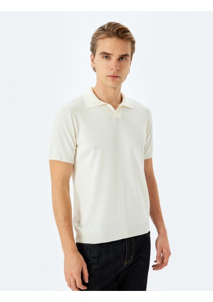 Yeni Sezon Slim Fit Polo Yaka Kısa Kollu Triko Tişört modelleri