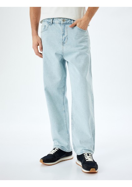 Yeni Sezon Normal Bel Pamuklu Bol Baggy Jean Pantolon modelleri