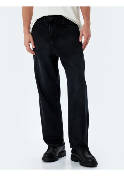 Yeni Sezon Normal Bel Pamuklu Bol Baggy Jean Pantolon modelleri