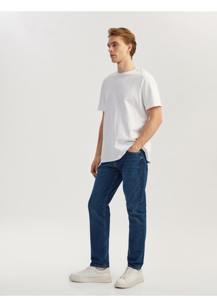 Yeni Sezon Normal Bel Straight Fit Jean Pantolon - Mark Jeans
