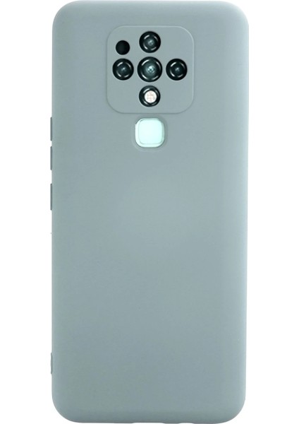 Tecno Camon 16 Kılıf Nano Içi Kadife Silikon - Buz Mavisi Yktsn