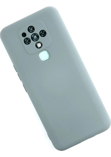 Tecno Camon 16 Kılıf Nano Içi Kadife Silikon - Buz Mavisi Yktsn