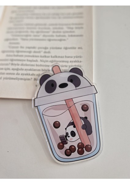 Panda Pleksi Kitap Ayracı 8 Cm-1 Adet