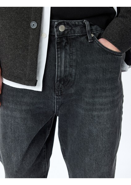 Yeni Sezon Cepli Normal Bel Loose Fit Jean Pantolon - Steve Jean indirimleri