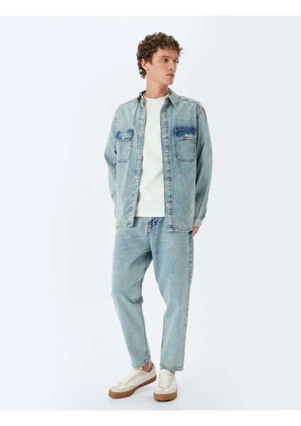 Yeni Sezon Loose Fit Kot Pantolon - Steve Jean