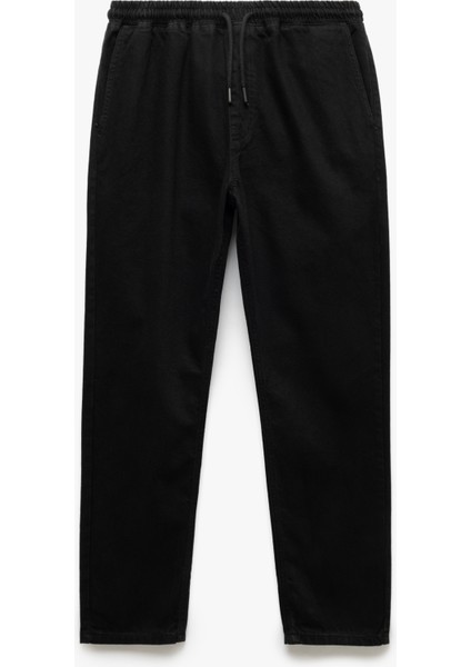 Yeni Sezon Beli Bağcıklı Cepli Bol Kalıp Jean Pantolon fırsatları