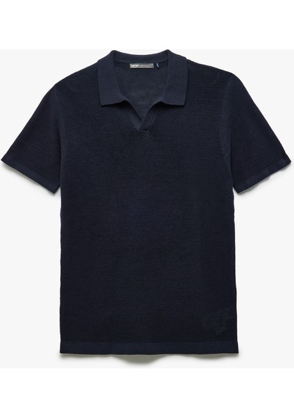 Yeni Sezon V Yaka Polo Pamuklu Kısa Kollu Triko Tişört modelleri