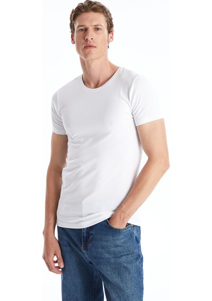 Yeni Sezon Bisiklet Yaka Kisa Kollu Erkek Atlet - W43848Z8