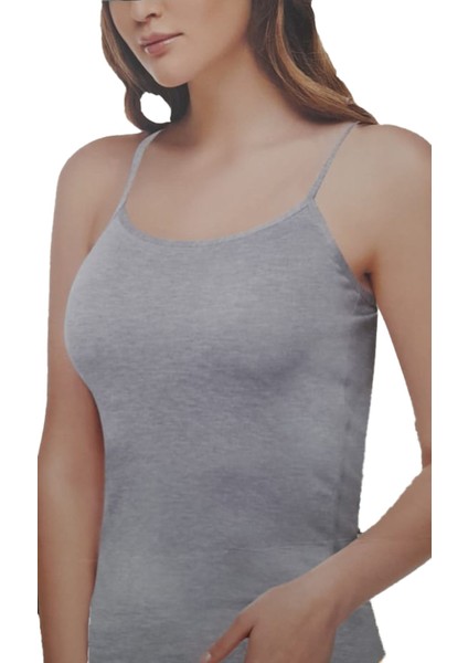 Bayan Elastan Modal Ip Askı Atlet 6 'lı 2001