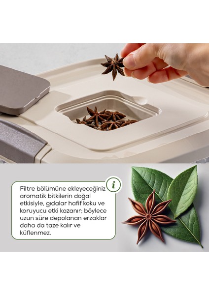 4'lü 12 Lt Kare Çok Amaçlı Pratik Un Bakliyat Saklama Kabı modelleri