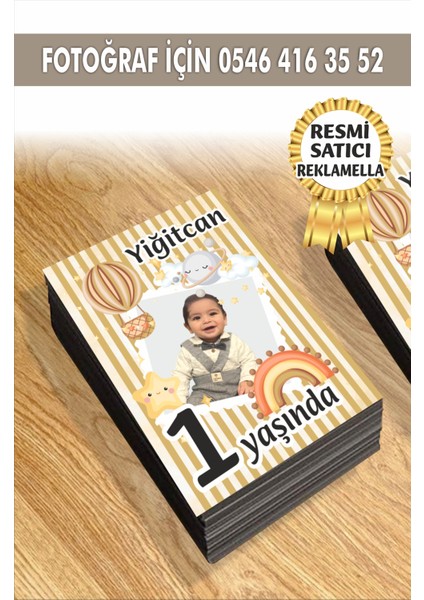 191 Temalı Kişiye Özel Resimli Doğum Günü Magneti 7x5 cm 10 Adet Henüz Değerlendirilmemiş Ilk S