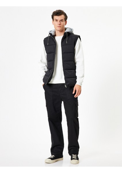 Yeni Sezon Şişme Yelek Slim Fit Fermuarlı fiyatları