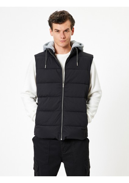 Yeni Sezon Şişme Yelek Slim Fit Fermuarlı modelleri