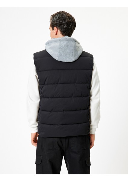 Yeni Sezon Şişme Yelek Slim Fit Fermuarlı fırsatları