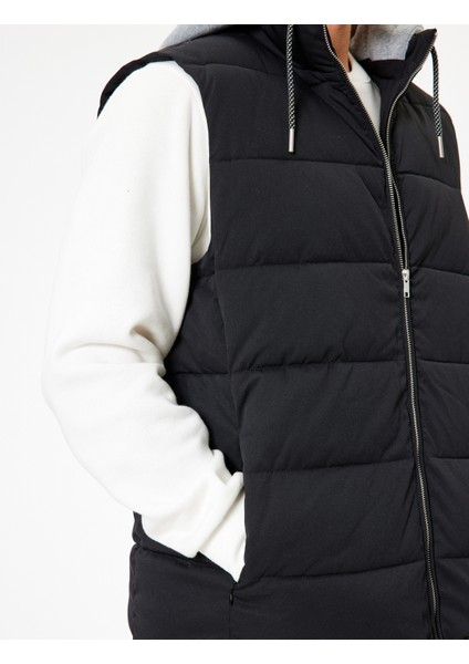 Yeni Sezon Şişme Yelek Slim Fit Fermuarlı indirimleri
