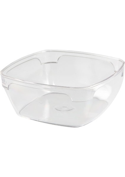 300 ml Sert Plastik Kristal Kase 12'li