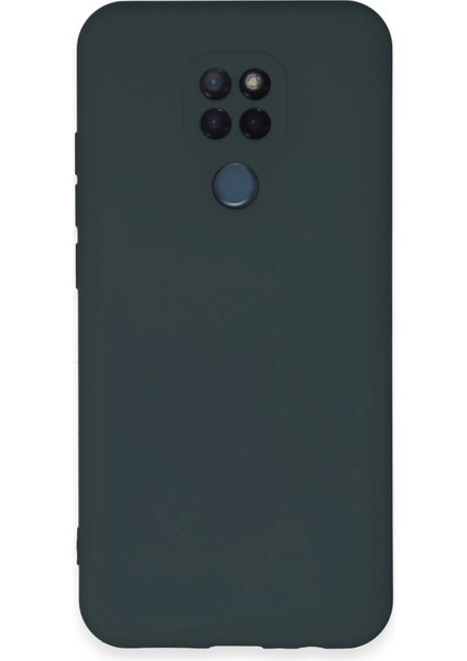 General Mobile Gm 20 Kılıf Nano Içi Kadife Silikon - Koyu Yeşil Ferrg