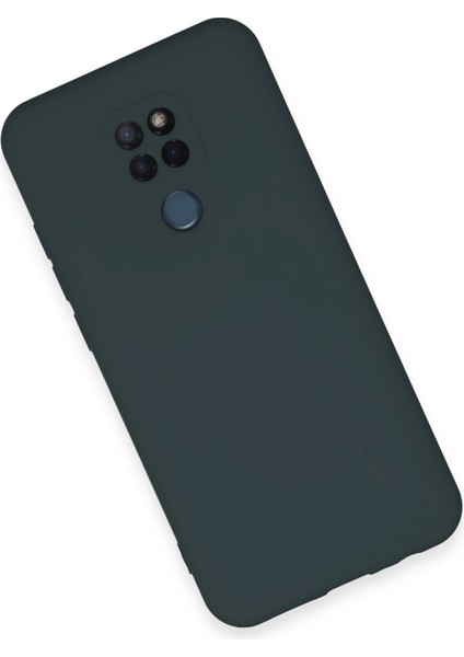 General Mobile Gm 20 Kılıf Nano Içi Kadife Silikon - Koyu Yeşil Ferrg