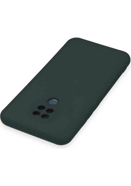 General Mobile Gm 20 Kılıf Nano Içi Kadife Silikon - Koyu Yeşil Ferrg