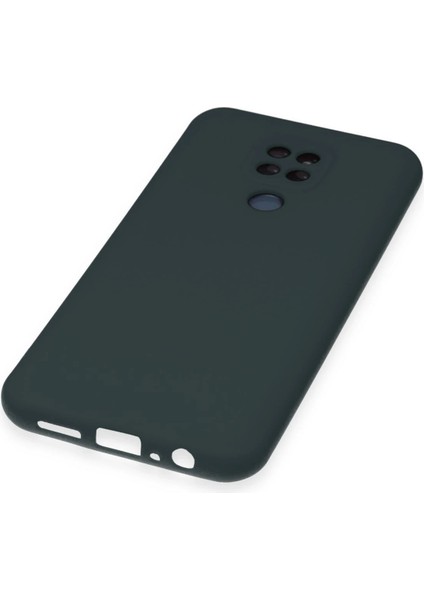 General Mobile Gm 20 Kılıf Nano Içi Kadife Silikon - Koyu Yeşil Ferrg