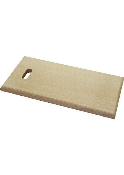 20X40CM Kalın=2.5cm Ahşap Kesim Panosu - Et Tahtası El Geçmeli Kulp