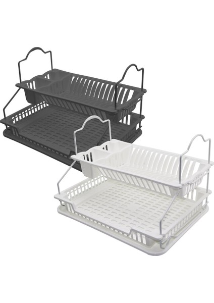 Plastik Tabaklık 2 Katlı