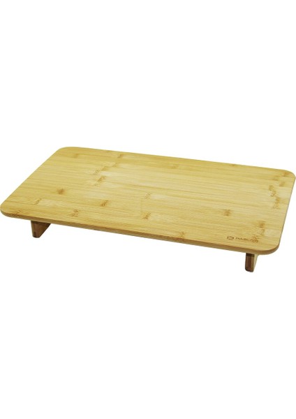 Dikdörtgenmini Sofra MODEL=30X50CM - Y:8cmayaklı Bambu Ahşap Kesim Panosu