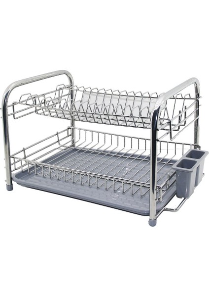 2 Katlı Metal Borulu Tabaklık