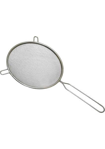 14CM Tel Süzgeç Metal Saplı Kulaklı