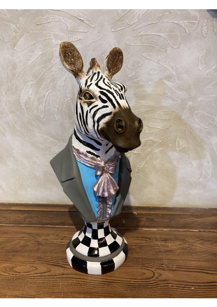Bay Zebra Bust Heykel Biblo indirimleri