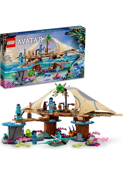 Avatar Metkayina Resif Evi 75578-9 Yaş ve Üzeri Çocuklar Için 4 Minifigür Içeren Koleksiyonluk Yaratıcı Oyuncak Yapım Seti (528 Parça)