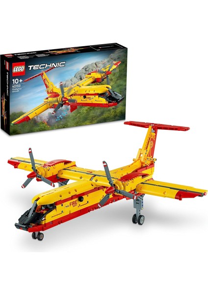 Technic Itfaiye Uçağı 42152-10 Yaş ve Üzeri Çocuklar Için Model Uçak Projesi Içeren Yaratıcı Oyuncak Yapım Seti (1134 Parça)