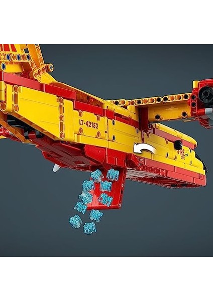 Technic Itfaiye Uçağı 42152-10 Yaş ve Üzeri Çocuklar Için Model Uçak Projesi Içeren Yaratıcı Oyuncak Yapım Seti (1134 Parça)