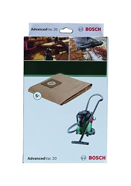 Professional Accessories Toz Torbası, Gri, 5 Adet