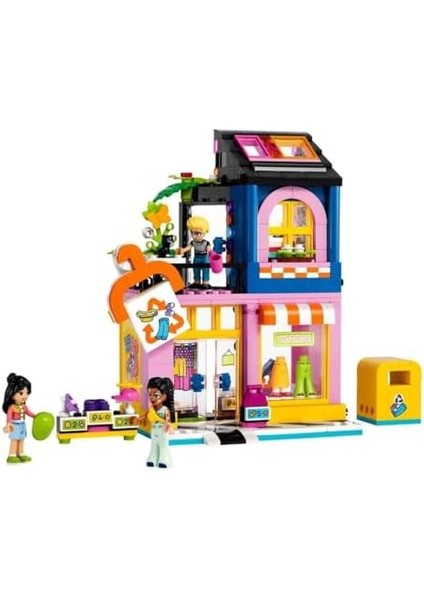 Friends Vintage Giyim Mağazası 42614-6 Yaş ve Üzeri Çocuklar Için Olly, Liann ve Jordin Minifigürü Içeren Yaratıcı Oyuncak Yapım Seti (409 Parça)