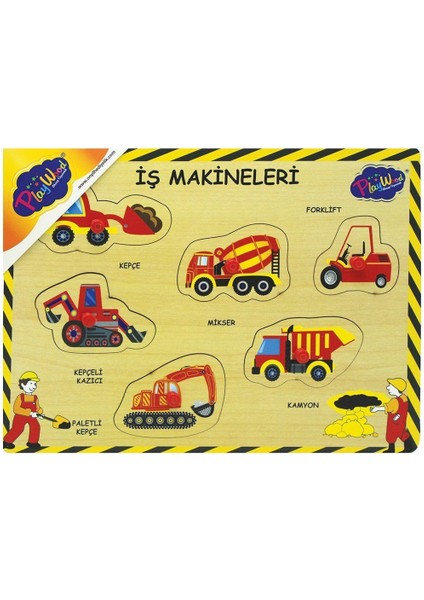 194/195-ONY Ahşap Tutmalı Iş Makinaları
