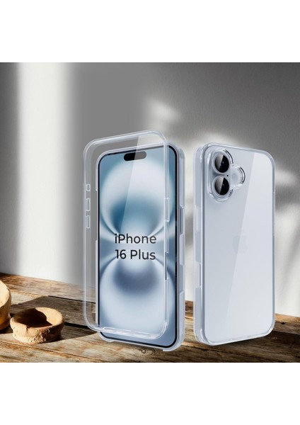 Apple iPhone 16 Plus Kılıf Şeffaf 360 Ön Arka Korumalı Silikon modelleri