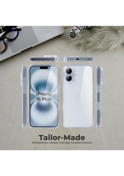 Apple iPhone 16 Plus Kılıf Şeffaf 360 Ön Arka Korumalı Silikon fırsatları