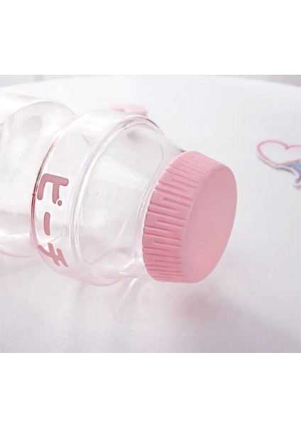 Kore Yakult 480ML Süt Detoks Içecek Su Şişesi Suluk Şeftali Kawaii Suluk Matara Doğum Günü Hediye modelleri
