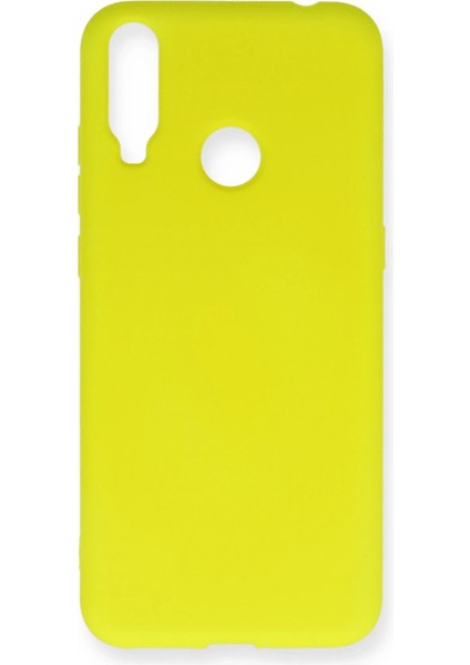 General Mobile Gm 10 Kılıf Nano Içi Kadife Silikon - Sarı Yktsn