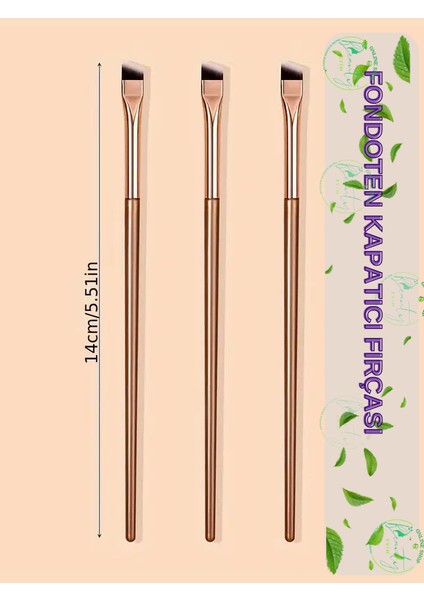 Ultra Ince Açılı Eyeliner Fırçası.