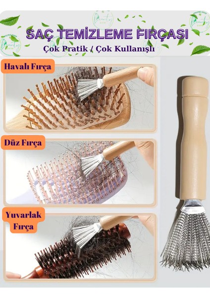 Saç Temizleme Fırçası Taşınabilirt Tarak