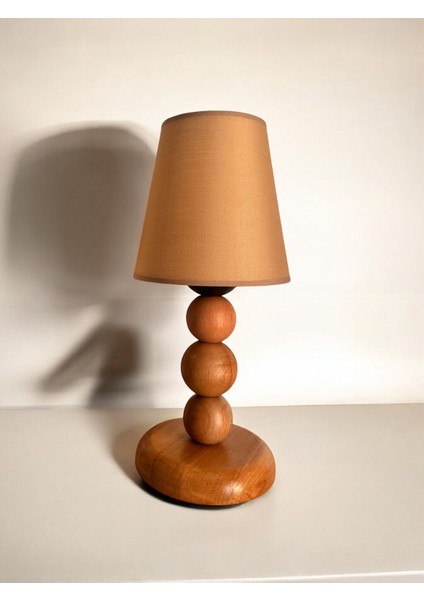 Bohem Ahşap Ayaklı Abajur modelleri