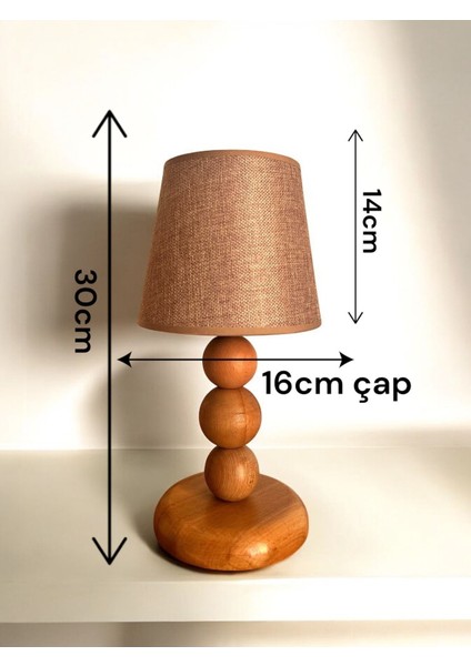 Bohem Ahşap Ayaklı Abajur fiyatları