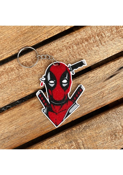Deadpool Anahtarlık - Marvel Anahtarlık - Deadpool Hediye - Deadpool Marvel Anahtarlık
