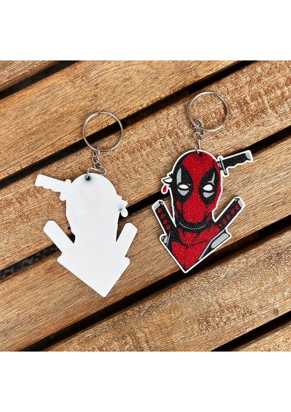 Deadpool Anahtarlık - Marvel Anahtarlık - Deadpool Hediye - Deadpool Marvel Anahtarlık