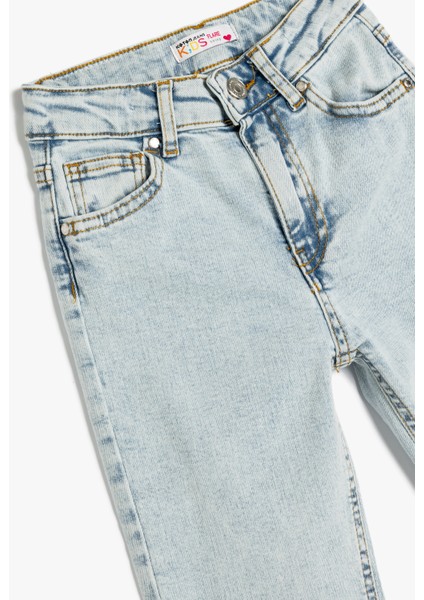 Yeni Sezon Slim Fit Ispanyol Paça Cepli Jean Pantolon modelleri
