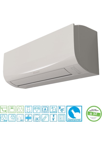 Sensira Dahili Wi-Fi FTXF35F-RXF35F 12000 Btu/h R32 Inverter Duvar Tipi Split Klima